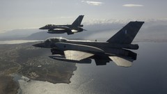 Aircraft military f-16 fighting