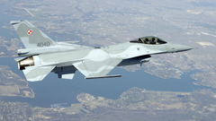 Aircraft military f-16 fighting