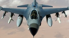 Aircraft military f-16 fighting
