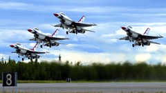 Aircraft military f-16 fighting