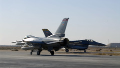 Aircraft military f-16 Fighting