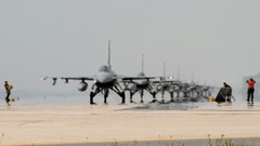 Aircraft military f-16 fighting falcon