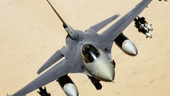 Aircraft military f-16 fighting falcon