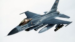 Aircraft military f-16 fighting falcon