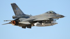 Aircraft military f-16 fighting falcon fighter jets