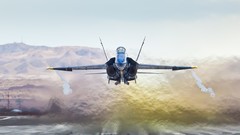 Aircraft military f-18 hornet Blue Angels