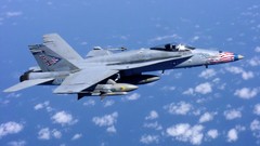 Aircraft military f-18 hornet FA-18 Hornet navy blue