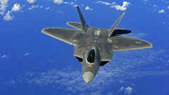 Aircraft military F-22 Raptor