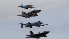 Aircraft military F-22 Raptor