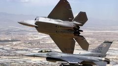 Aircraft military F-22 Raptor