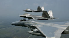 Aircraft military F-22 Raptor