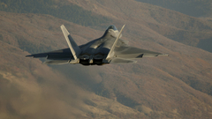 Aircraft military F-22 Raptor