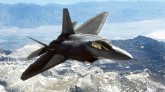 Aircraft military F-22 Raptor