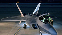 Aircraft military F-22 Raptor