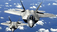 Aircraft military F-22 Raptor
