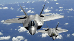 Aircraft military F-22 Raptor