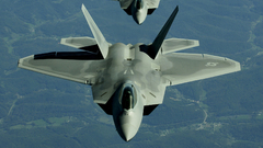 Aircraft military F-22 Raptor