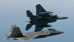 Aircraft military F-22 Raptor