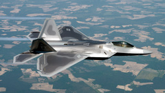 Aircraft military F-22 Raptor