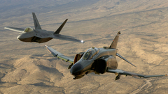 Aircraft military F-22 Raptor