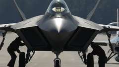 Aircraft military F-22 Raptor