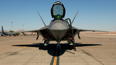 Aircraft military F-22 Raptor