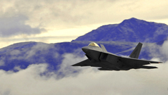 Aircraft military F-22 Raptor