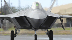 Aircraft military F-22 Raptor