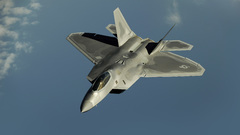 Aircraft military F-22 Raptor