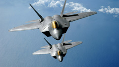 Aircraft military F-22 Raptor