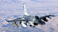 Aircraft military Fighting f-16