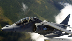 Aircraft military harrier planes