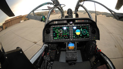 Aircraft military Helicopters cockpit