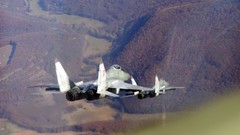 Aircraft military mig-29 fight jet Slovak Airforce