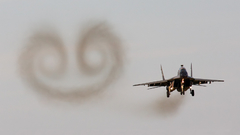 Aircraft military mig-29 fulcrum