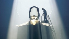 Aircraft military pilot F-22