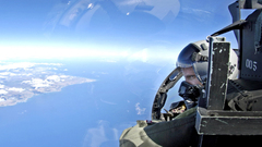 Aircraft military pilot widescreen