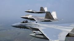 Aircraft military planes f-15