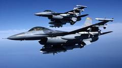 Aircraft military planes f-16
