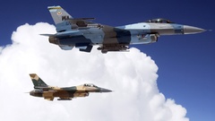 Aircraft military planes f-16