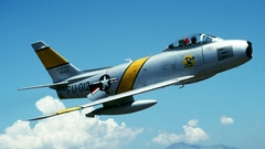 Aircraft military planes F-86
