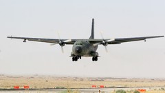 Aircraft military propeller aviation air force landing 