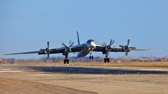 Aircraft military propeller bomber aviation air force Russian 