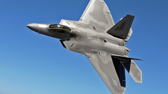 Aircraft military raptor F-22