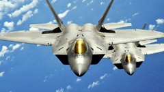 Aircraft military raptor F-22