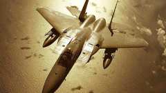 Aircraft military sepia f-15