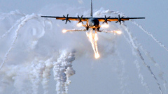Aircraft military smoke AC-130