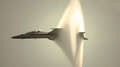 Aircraft military sound barrier