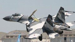 Aircraft military su-27 flanker