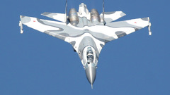 Aircraft military Su-27 flanker
